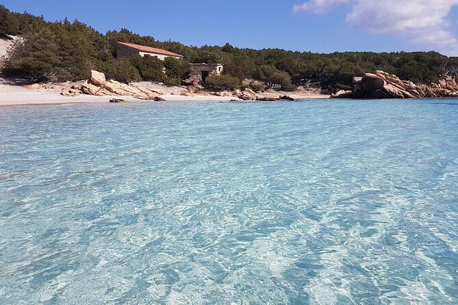 1-Catamaran tour to the Maddalena Archipelago from Cannigione - Budelli’s Pink Beach, seen from the water
