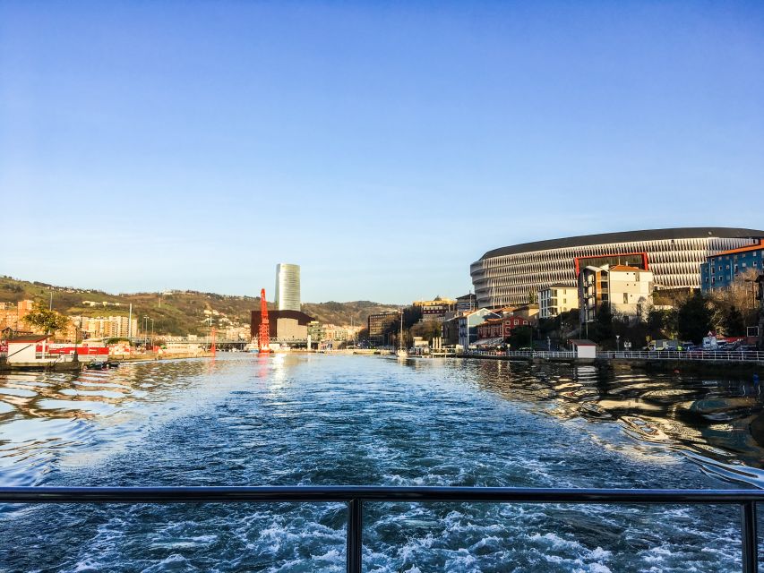1-Hour Bilbao city Boat Tour or 2-Hour cruise to Portugalete - From Pio Baroja Square into the city