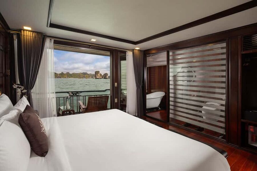 2 Days Halong 5 Stars Cruise with Free Pickup from Hanoi - Brunch, checkout, and the return to Hanoi
