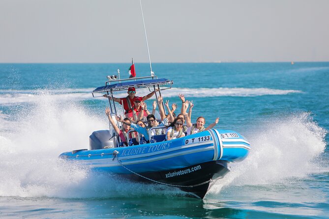 90 Minutes Speedboat Tour: Marina, Atlantis, Palm & Burj Al Arab - Burj Al Arab and the best photo angles