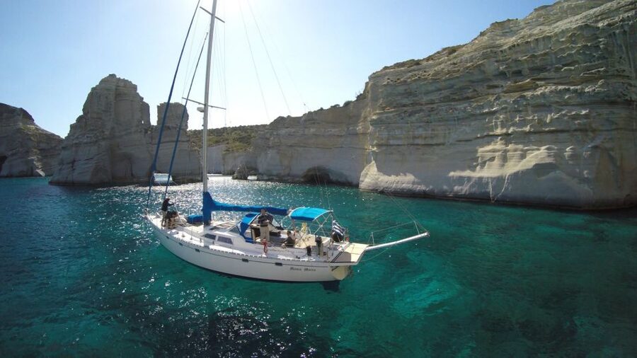 Adamas: Kleftiko Sailing Day Trip with Snorkeling and Lunch - Who should book this Milos sailing trip