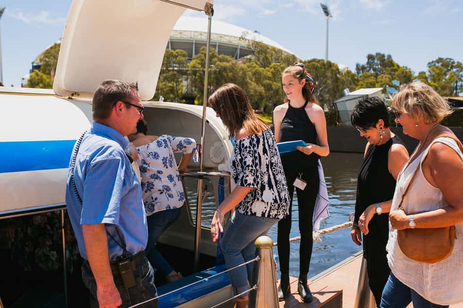 Adelaide: River Torrens Popeye Sightseeing Cruise - Setting off from Elder Park