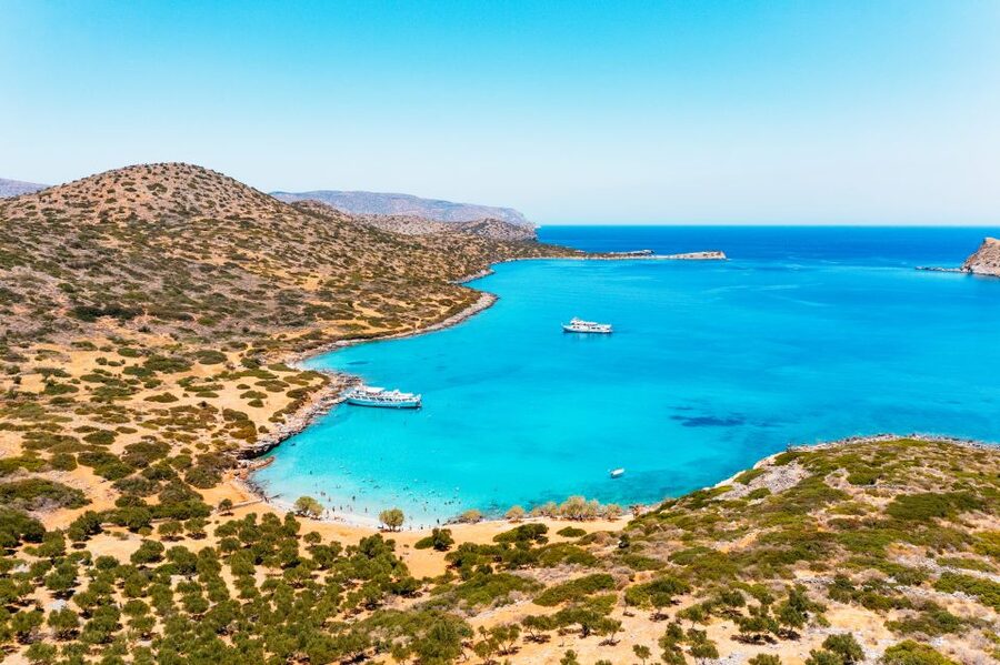 Agios Nikolaos: Boat Trip to Spinalonga with Swim Stop - Kolokitha Bay: a swim stop from the deck