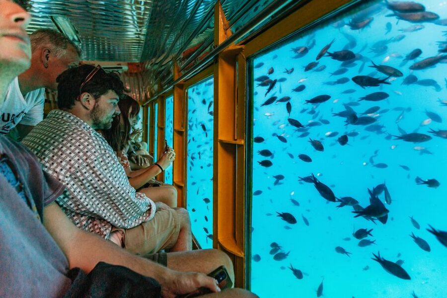 Agios Nikolaos: Semi-Submarine Cruise - The first part: an organized trip below the surface