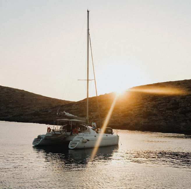 Agios Nikolaos: Spinalonga and Kolokytha Catamaran with Meal - The crew and the feel on board