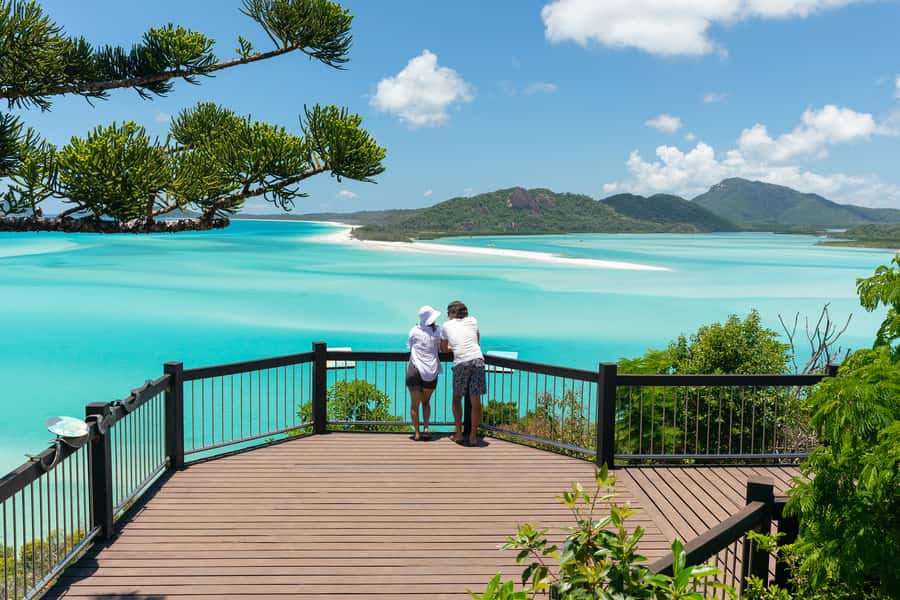 Airlie Beach: Hill Inlet Lookout and Whitehaven Beach Cruise - From Airlie Beach to Shute Harbour at 9:00 AM