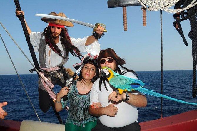 Alanya All Inclusive Pirate Boat Trip With Hotel Transfer - Swimming in warm Mediterranean water