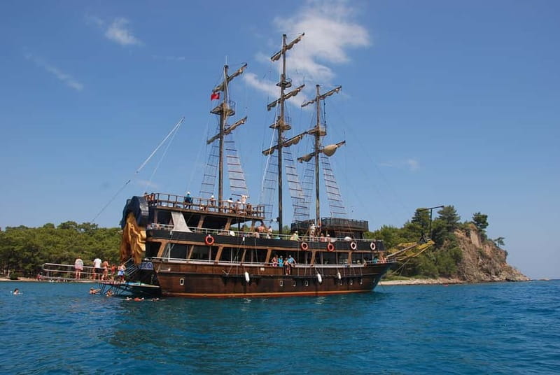 Alanya: Party Pirate Boat Trip w/Meal, Drinks, Pickup Option - Seeing Alanya from the water
