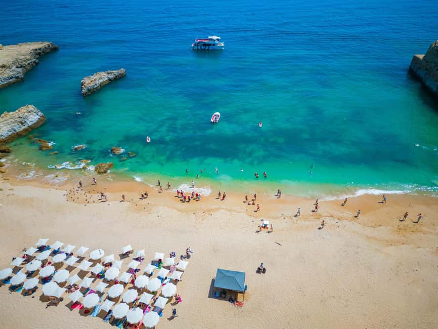 Albufeira: Sightseeing Cruise with Beach BBQ and Open Bar - A generous BBQ served beside the sea