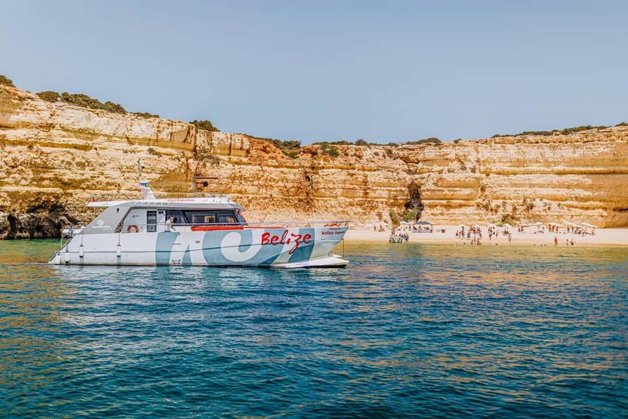 Albufeira: Sightseeing Cruise with Beach BBQ and Open Bar - Price, group size, and booking details