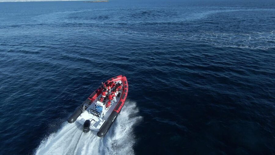 Alcudia: Sightseeing, Sea Caves & Snorkel Speedboat Tour - Sea caves and secret coves by RIB