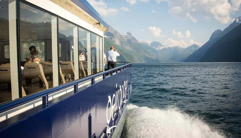 Ålesund: Geirangerfjord Scenic Cruise & Village Visit - Storfjorden gives you time to settle in