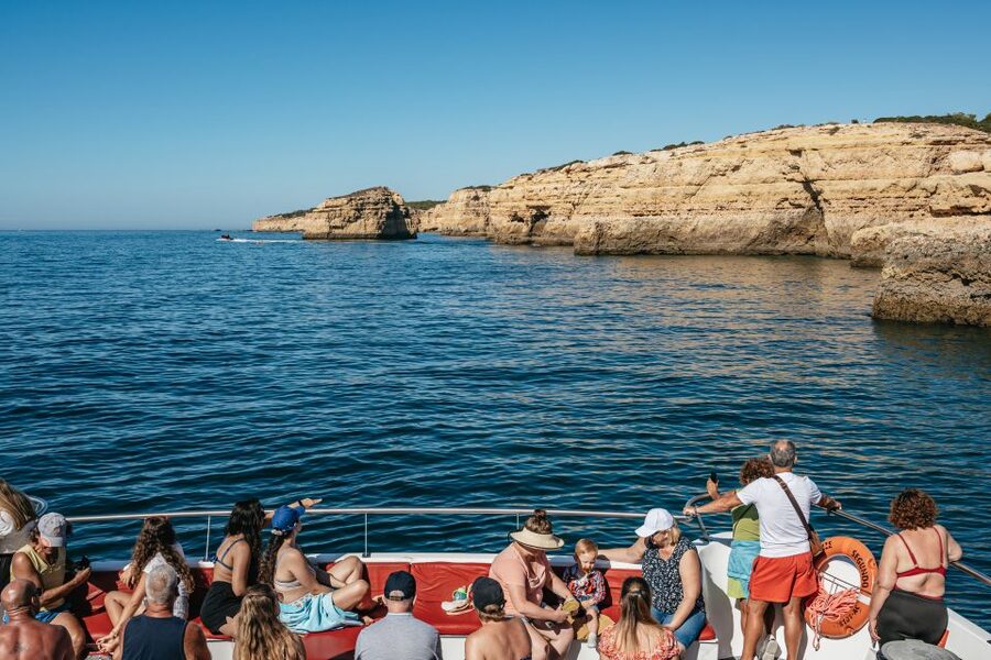 Algarve 3-Hour Caves and Coastline Boat Trip - What the boat feels like on a three-hour trip