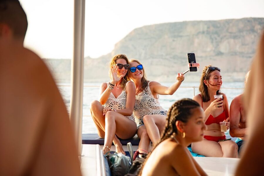 Alicante: 2-Hour Late Afternoon Catamaran Cruise - Sailing toward sunset in April and September