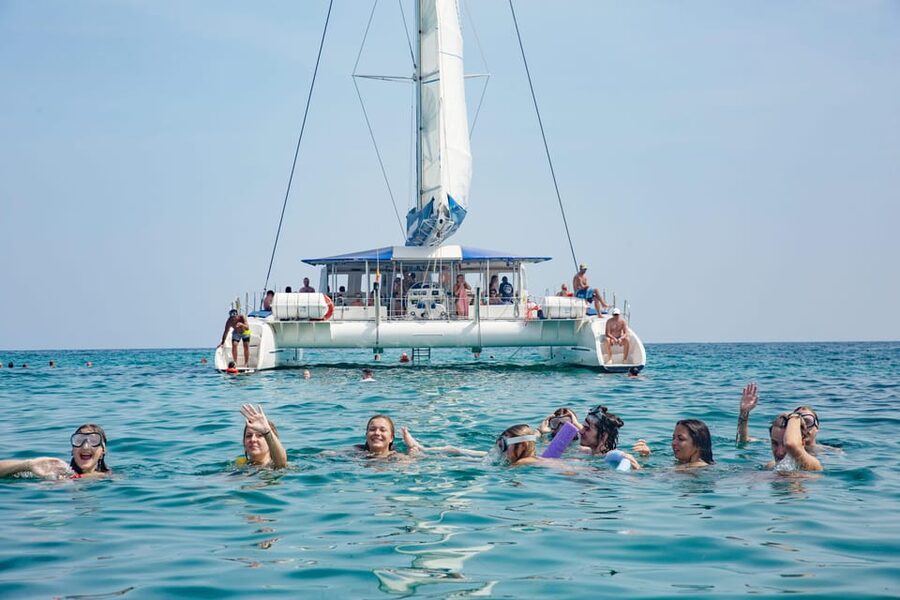 Alicante: 3-Hour Coastal Catamaran Cruise - What the front nets are really like