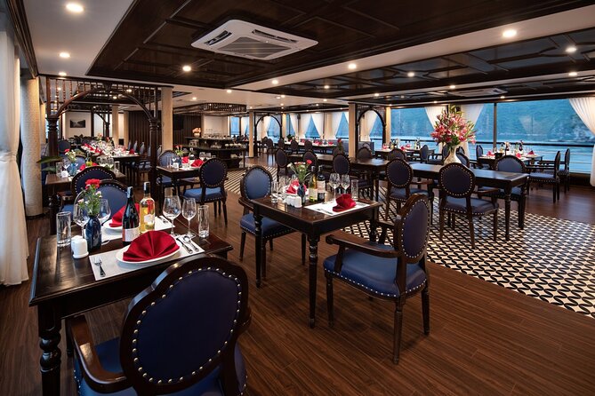 All-Inclusive 2 Day/1 Night Halong Luxury Cruise, Meals, Cave, Kayaking,Swimming - Sunset, cooking, Tai Chi, and squid fishing