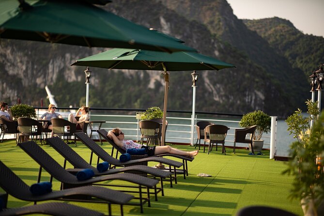 All-Inclusive 2 Day/1 Night Halong Luxury Cruise, Meals, Cave, Kayaking,Swimming - Thien Canh Son Cave or Luon Cave