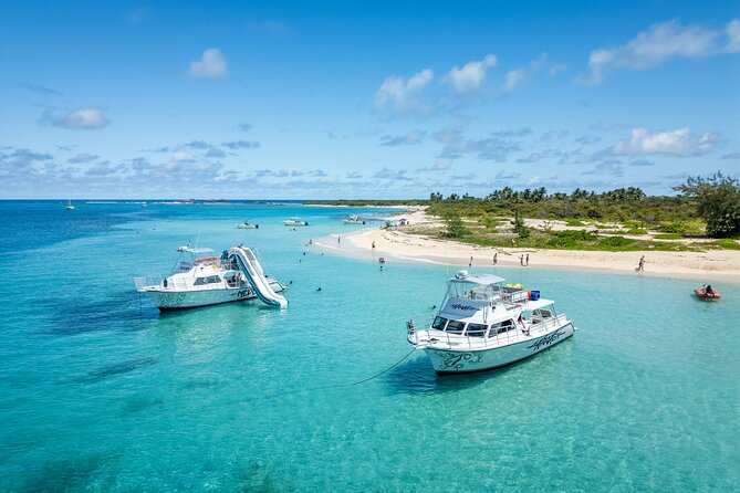 All Inclusive Snorkel and Slide Boat Tour: Icacos or Vieques - From Marina Puerto Chico to the eastern islands