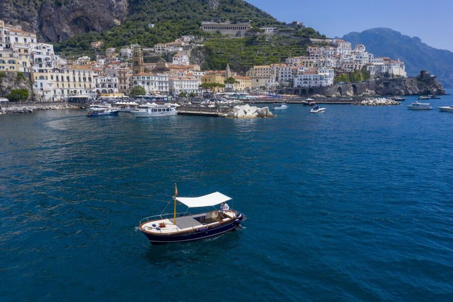 Amalfi: Boat Adventure Caves, Beaches, Snorkeling & Positano - Caves, a secret stop, and the return toward Atrani