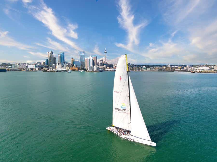 America’s Cup 2-Hour Sailing Experience Waitemata Harbour - Tacking, jibing, and finding the best wind