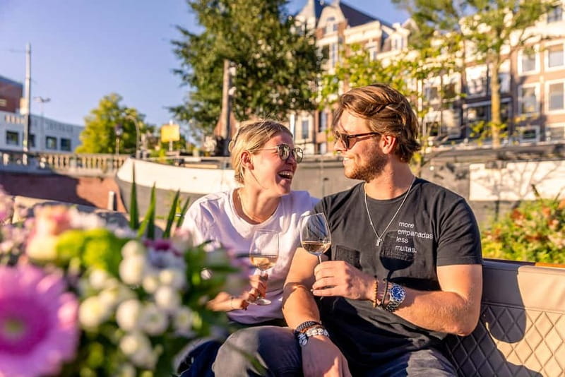 Amsterdam: 2-Hour Luxury Canal Cruise with Snacks & Drinks - The Skinny Bridge and the Amstel River