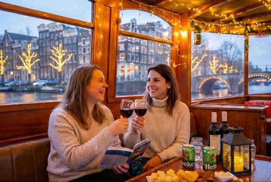 Amsterdam: 90 min Cruise with Local Guide & Unlimited Drinks - Key points to know before boarding