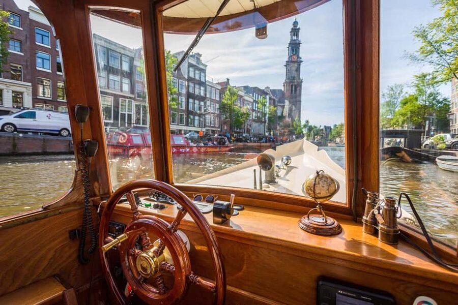 Amsterdam: Classic Saloon Boat Cruise with Cheese & Wine - Timing, comfort, and who should book