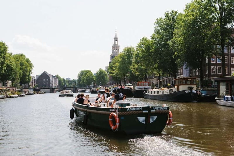 Amsterdam Evening (Sunset) Canal Cruise w/ optional drinks - A small electric boat, not a party barge