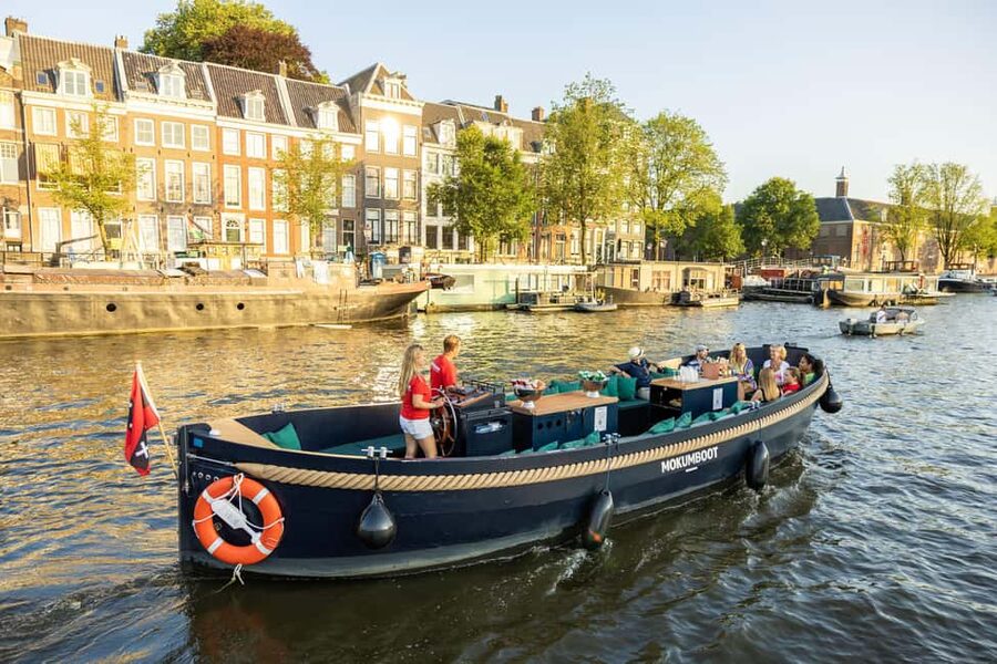 Amsterdam: Guided Open Boat Cruise Unlimited Drinks Option - Setting out from Amsterdam Centraal