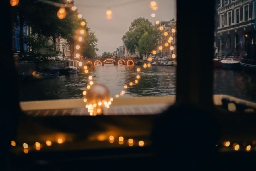 Amsterdam: Light Festival Heated Cruise w/ Drinks & Snacks - The route from NEMO to the VOC ship