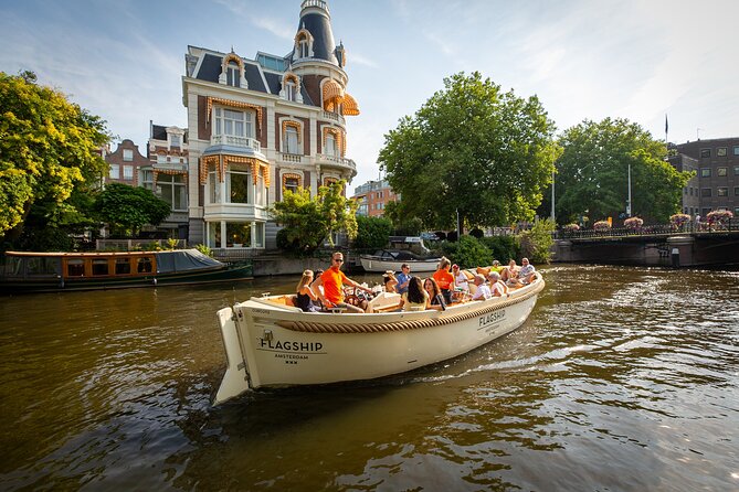 Amsterdam Luxury Canal Cruise + Unlimited Drinks & Bites option - Anne Frank House and Westerkerk