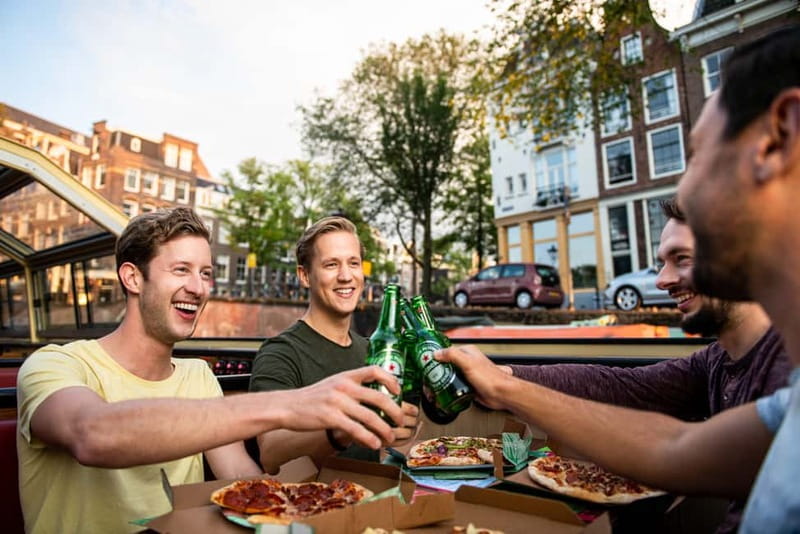 Amsterdam: Original Pizza Dinner Cruise + Unlimited Drinks - Finding Damrak Pier 5 near Centraal Station