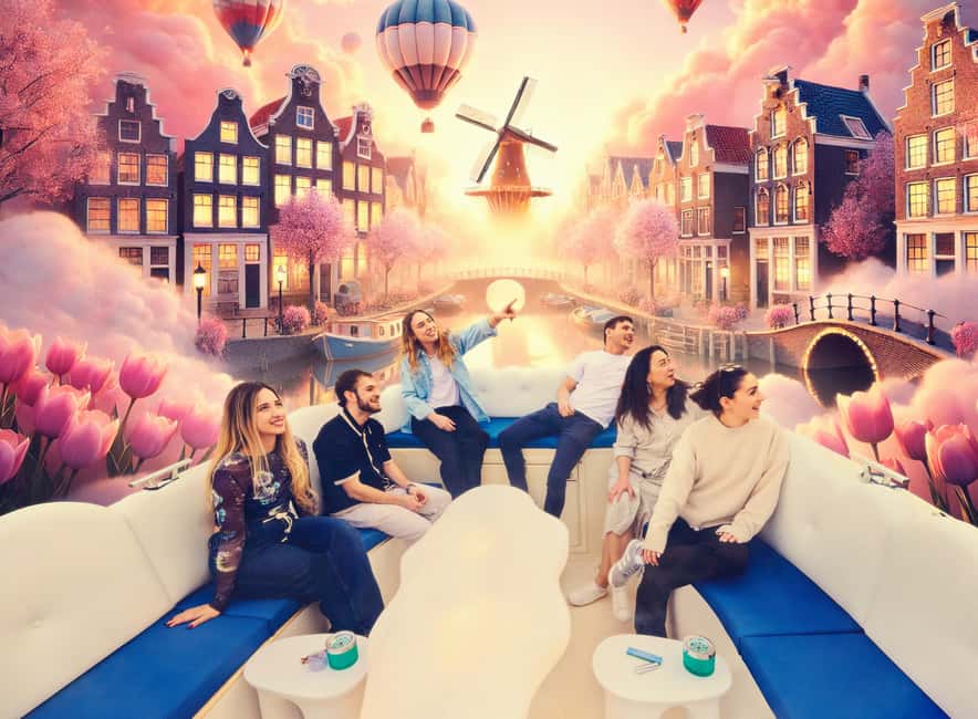 Amsterdam: Smoke & Cruise on covered Cannabis Boat With Bar - What this Cloud Boat experience is really about