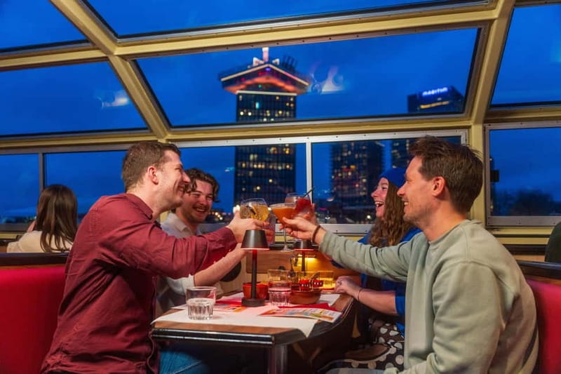 Amsterdam: Unlimited Cocktails Cruise on the Canals - Following the route from Centraal Station to the Amstel