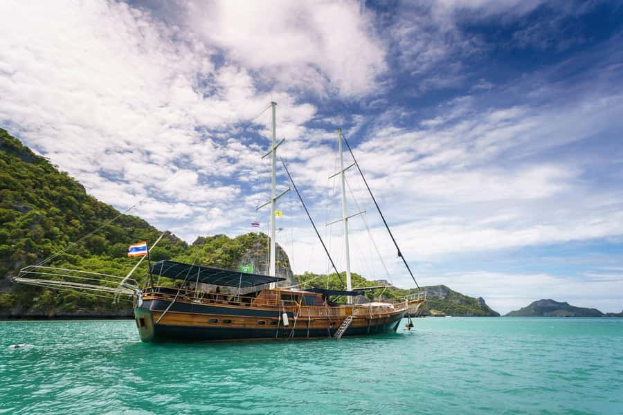 Ang Thong Full-Day Discovery Cruise from Koh Samui - The return ride and the sunset hour