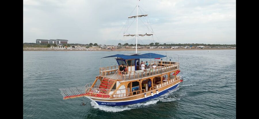 Antalya: Beach & Waterfalls Boat Trip w/ Lunch & Soft Drinks - Pickup, Port Waiting, and the Freedom Deluxe Boat