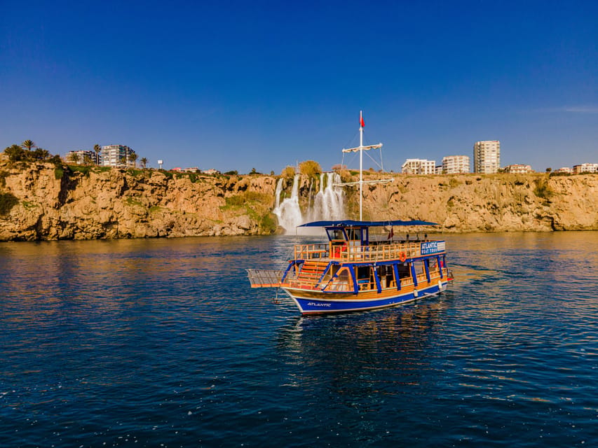 Antalya: Beach & Waterfalls Boat Trip w/ Lunch & Soft Drinks - Lunch on Board and What You Get for $24