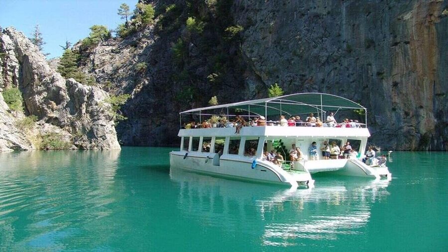 Antalya: Green Canyon Boat Trip with Lunch & Soft Drinks - The textile outlet stop
