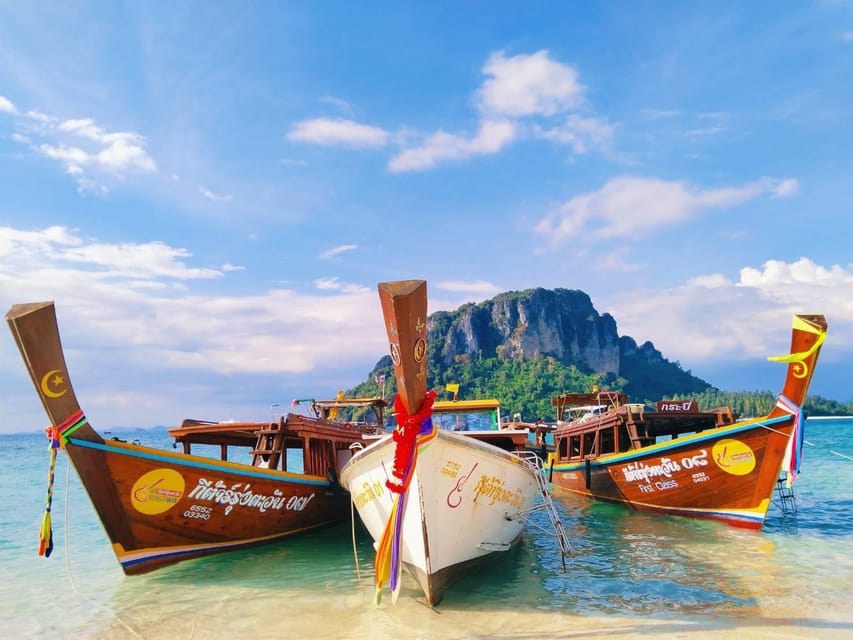Ao Nang: 4 Islands Day Tour by Speedboat or Longtail Boat - Poda Island, lunch, and the longest break