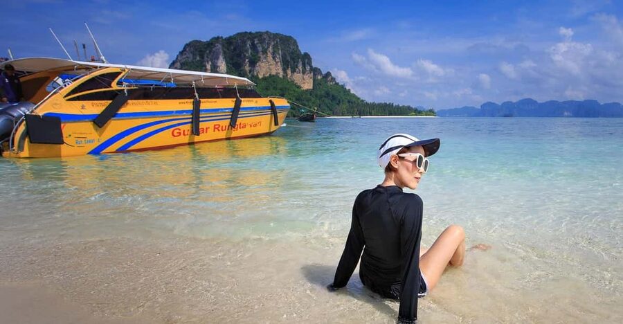 Ao Nang: 4 Islands Day Tour by Speedboat or Longtail Boat - Starting the morning in Ao Nang