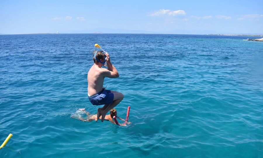 Athens: Aegina, Agistri & Metopi Swimming Cruise with lunch - Metopi: the best water stop