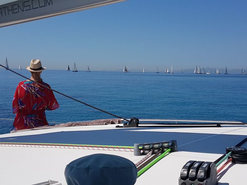 Athens: Riviera Catamaran Cruise with Meal and Drinks - The crew makes a real difference