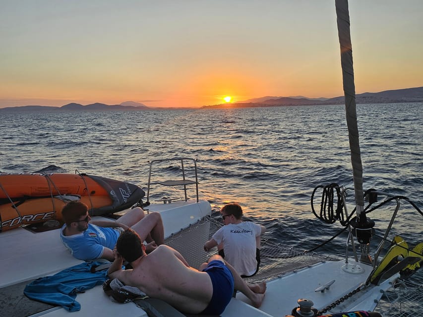 Athens: Riviera Catamaran Tour with Fresh Meal and Drinks - What the $144 price really buys you