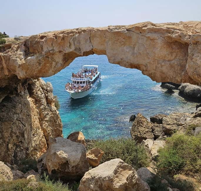 Ayia Napa: Blue Lagoon & Turtle Cruise with Optional Lunch - From Ayia Napa Harbour to the Sea Caves
