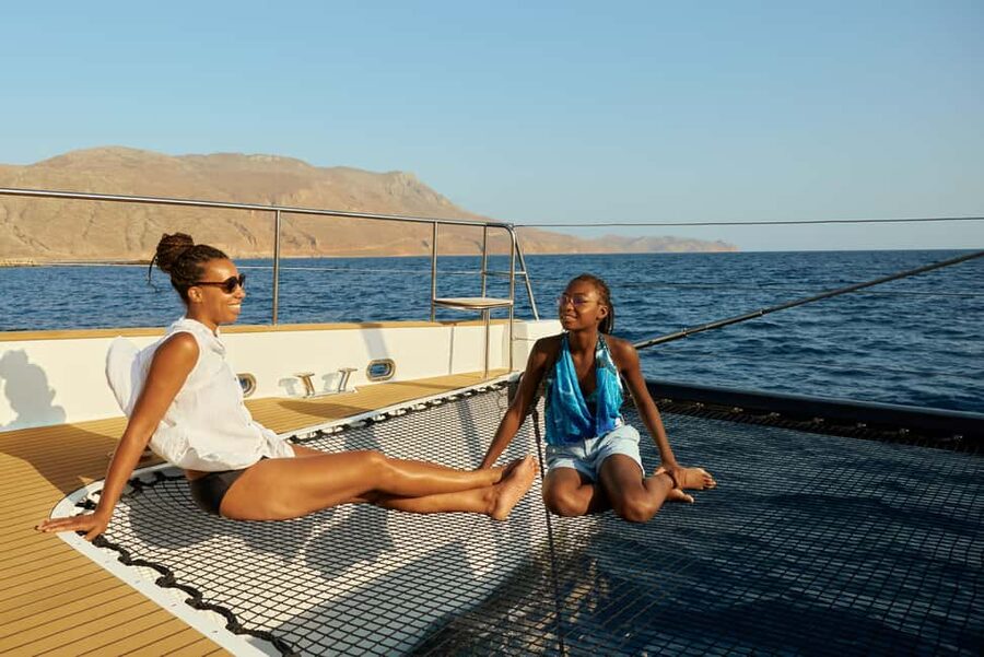 Balos & Gramvousa Catamaran Trip: Meals, Drinks & Transfer - A luxury catamaran day from Kissamos