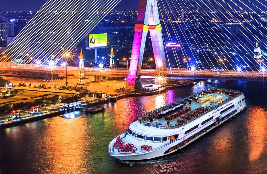 Bangkok: 2-Hour Dinner & Shows on White Orchid River Cruise - Boarding begins with Thai dance and a welcome drink