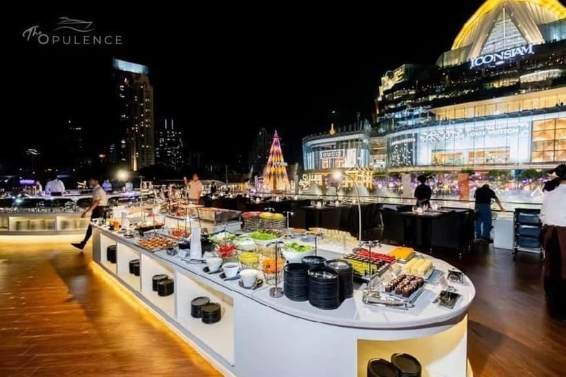 Bangkok: Opulence Luxury River Dinner Cruise - Getting to ICONSIAM and boarding at 8 p.m.