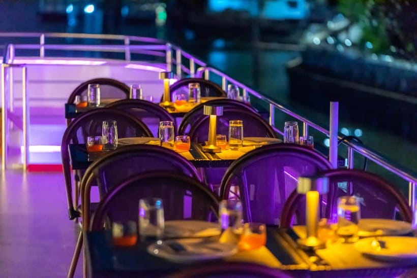 Bangkok: The Newest Luxury 5-Star Bangkok Chao Phraya Cruise - A new three-deck boat with the best views upstairs