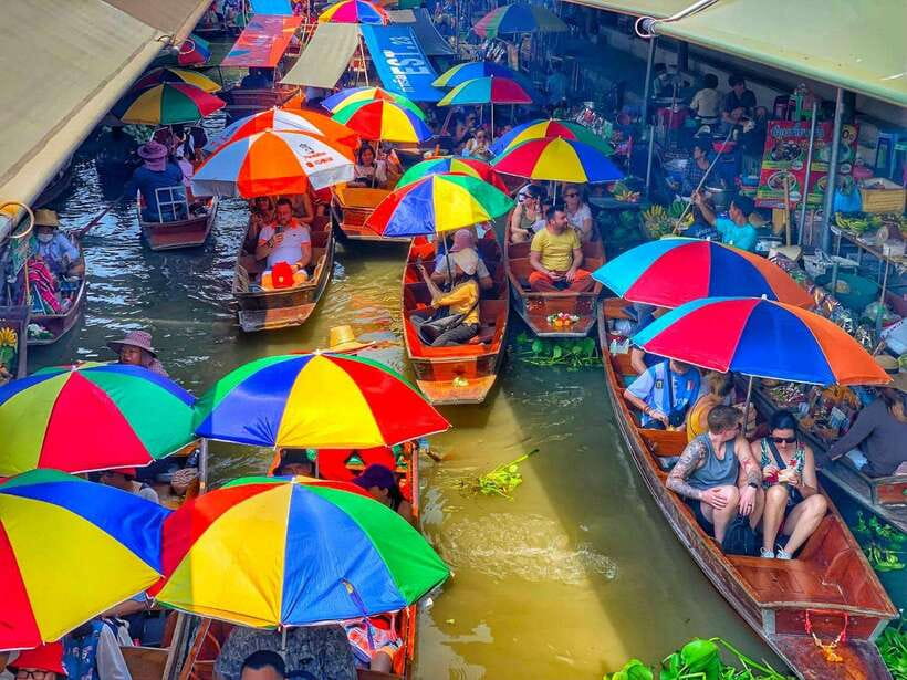 Bangkok: Train Market & Floating Market with Boat Ride - The journey from Bangkok and what it feels like