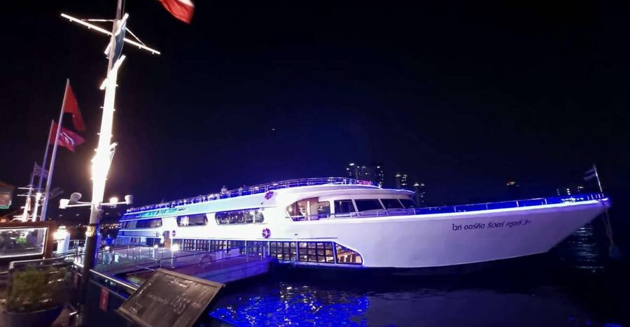 Bangkok: White Orchid Chao Phraya Dinner Cruise - The sunset sailing from 5:00 to 6:45 PM
